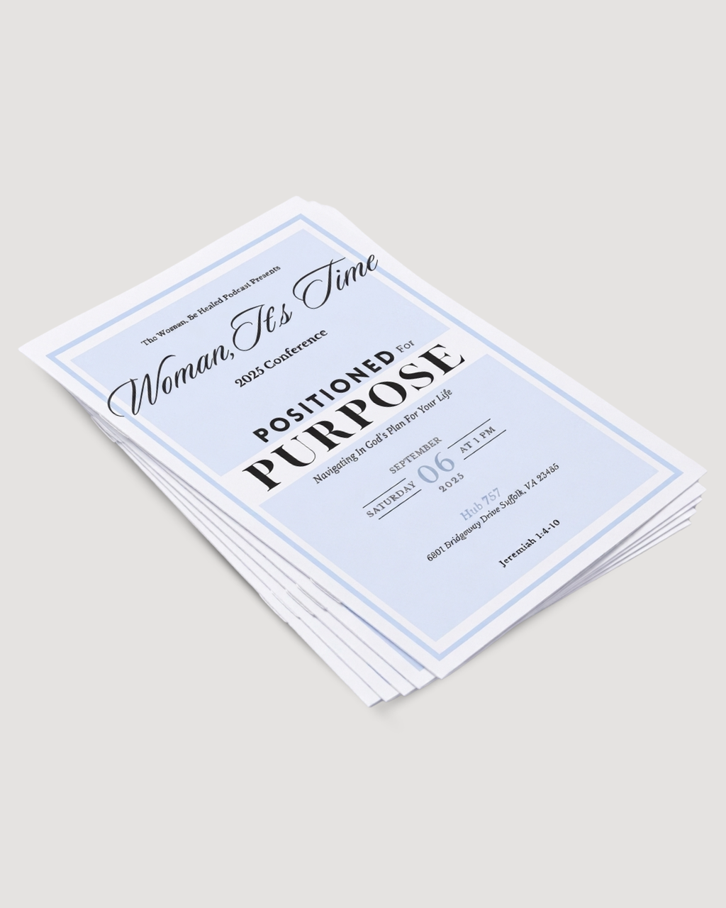 Printed Custom Booklet